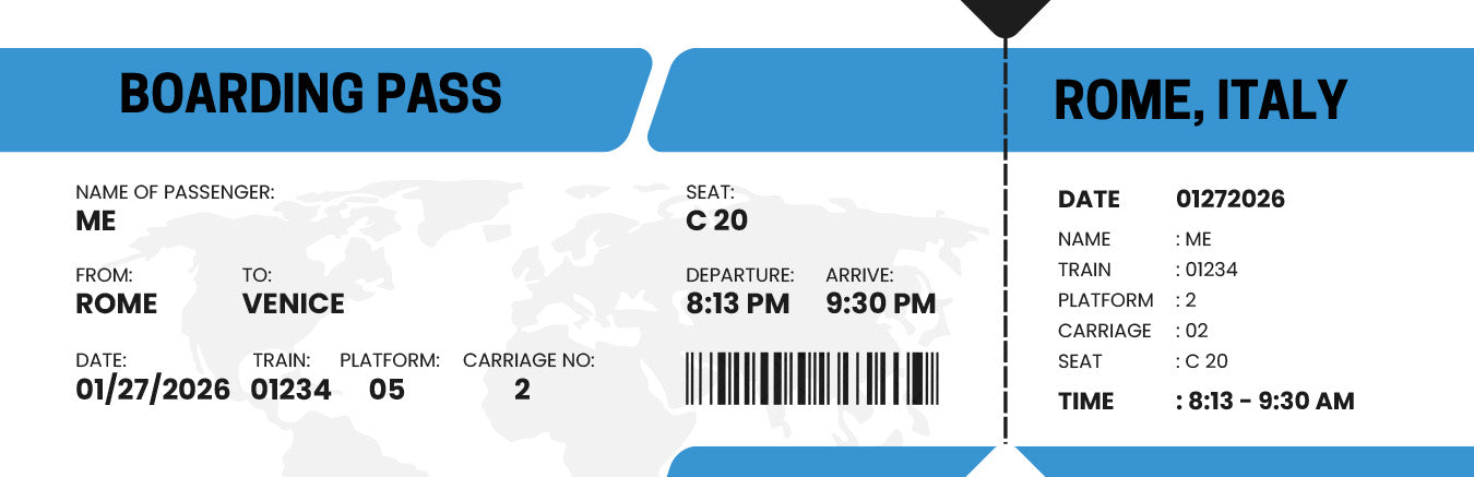 kids boarding pass template download