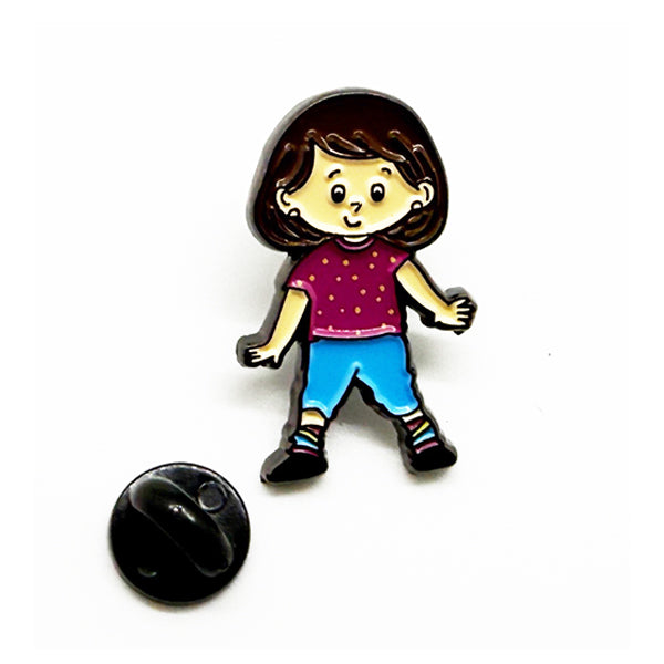 Sara enamel pin