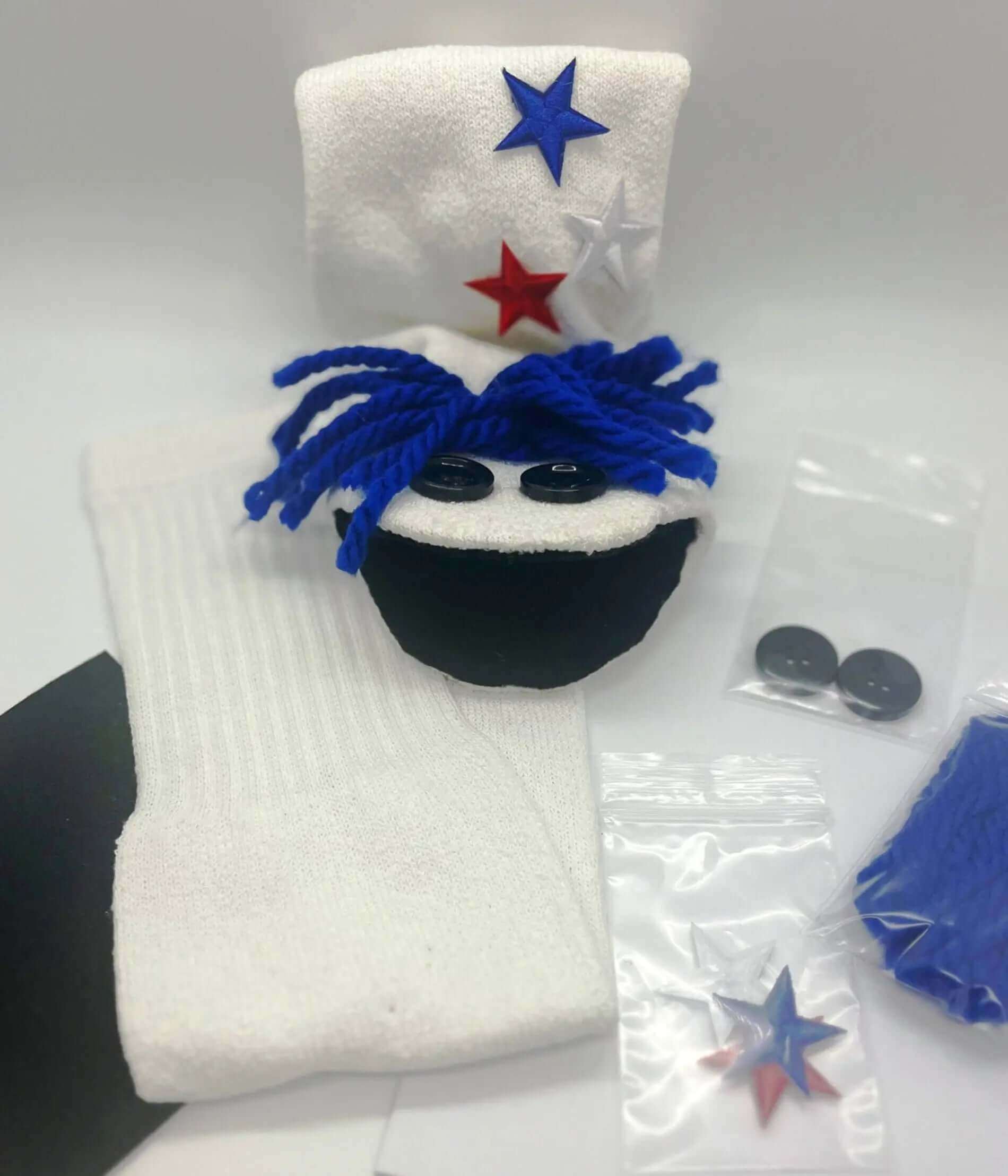 DIY Sock Puppet Kit My Store, sock puppet, hand puppet