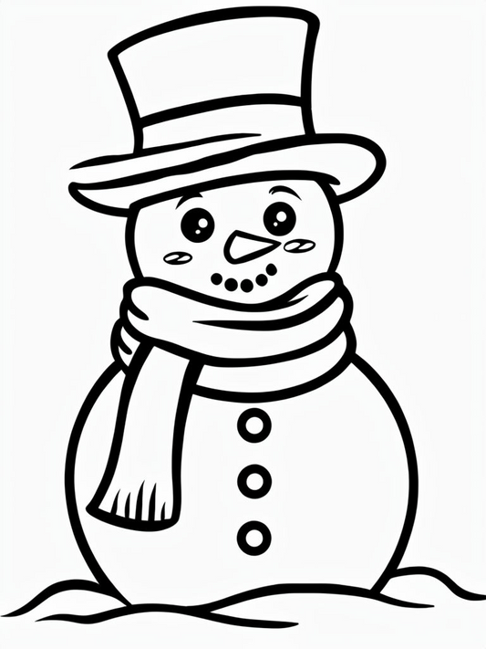 Free - Snowman Coloring Page, snowman, winter, coloring page, coloring sheet, christmas, holiday, kids coloring sheet, kids coloring page, free coloring sheet for kids, adult coloring, no screen time activity, kids activities, coloring books, kids, coloring books